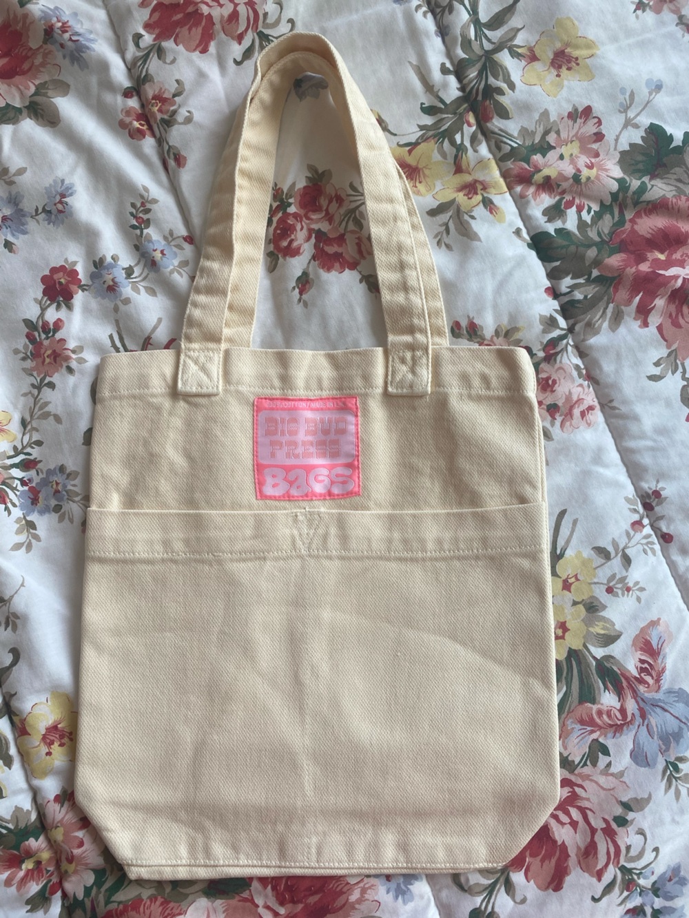 Big Bud Press Tote Bag, Butter Yellow, Mini , Like New